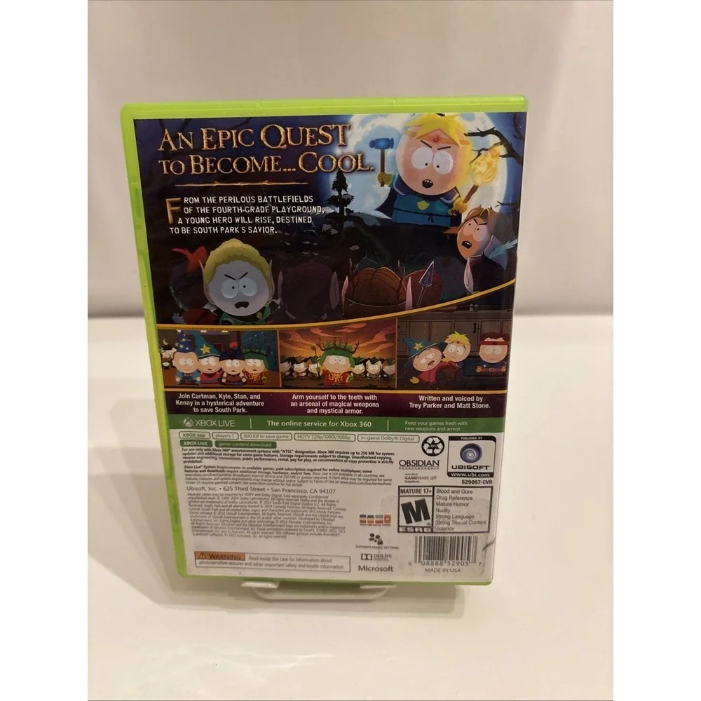 South Park The Stick of Truth‎ Xbox 360 Video Game Tested Works